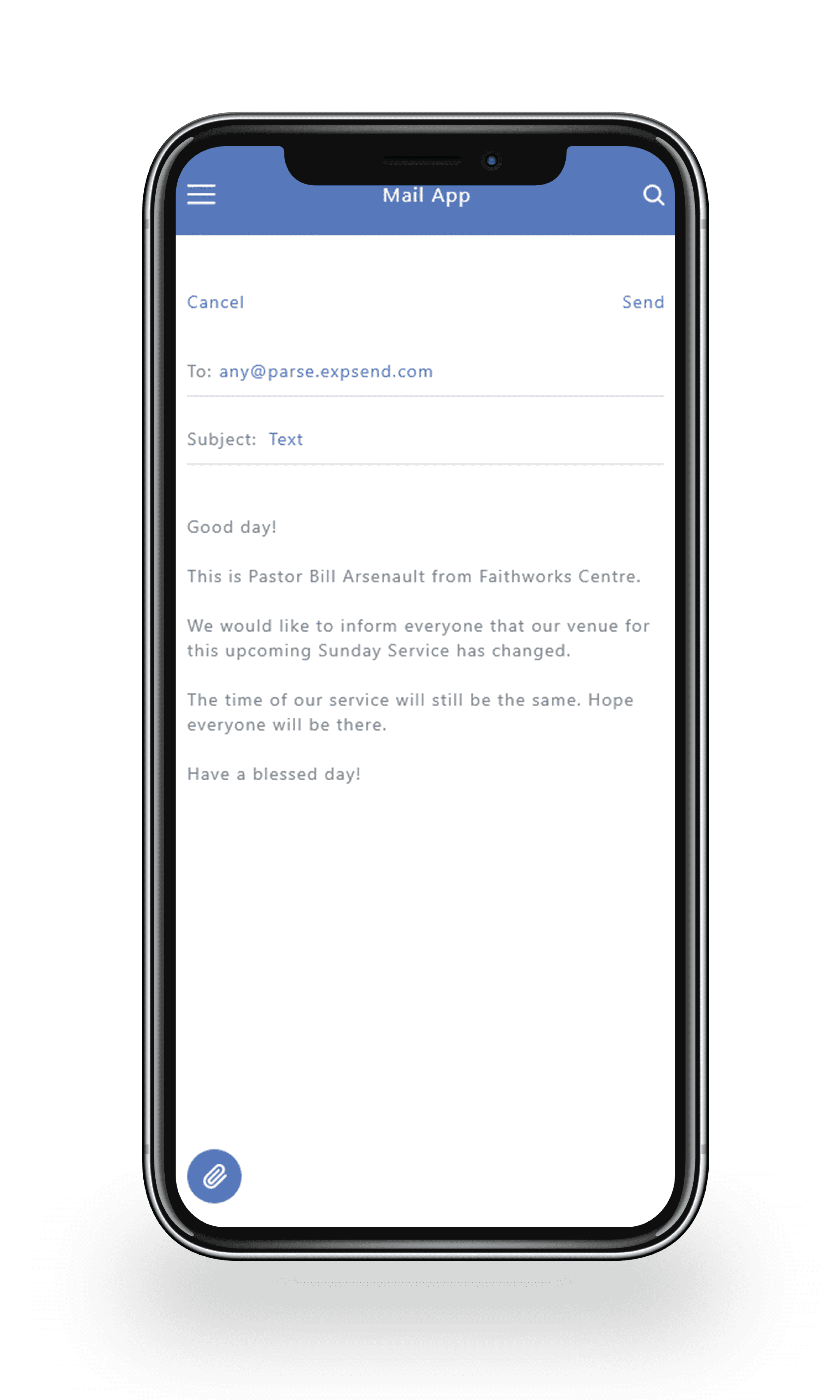 Email-to-text system